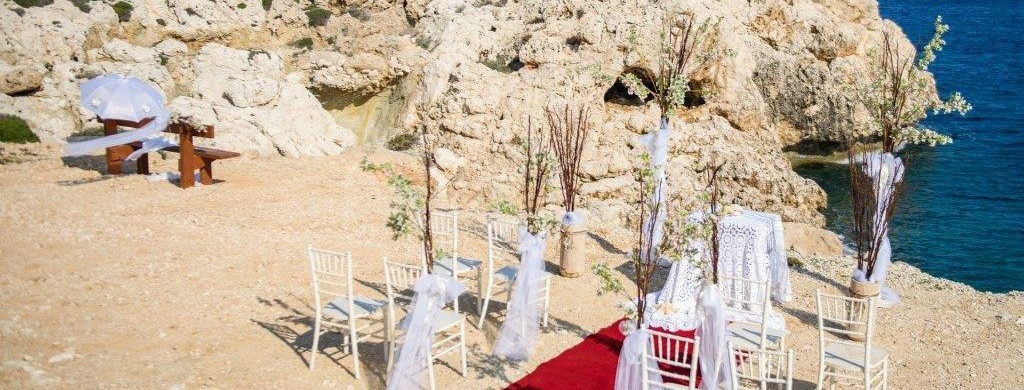 Book your wedding day in Ayii Anargyroi - Blue Lagoon Venue 